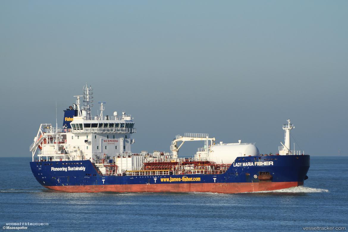 Lady-Maria-Fisher - Chemical Oil Products Tanker vessel registered in United Kingdom