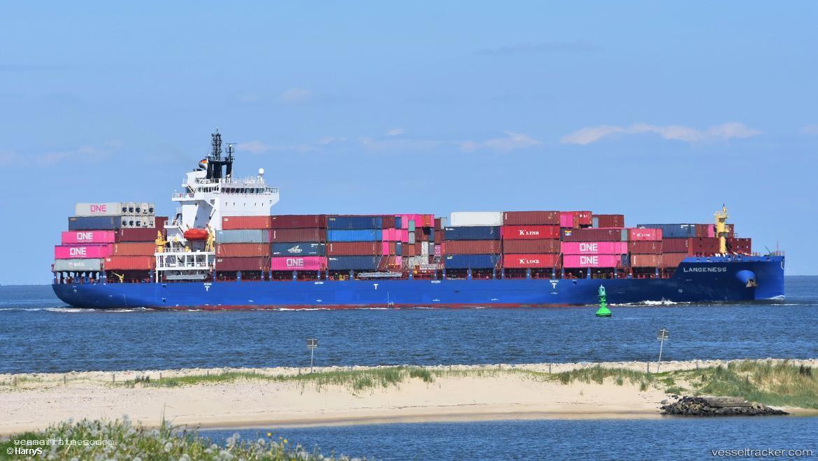 Langeness - Container Ship vessel registered in Antigua and Barbuda