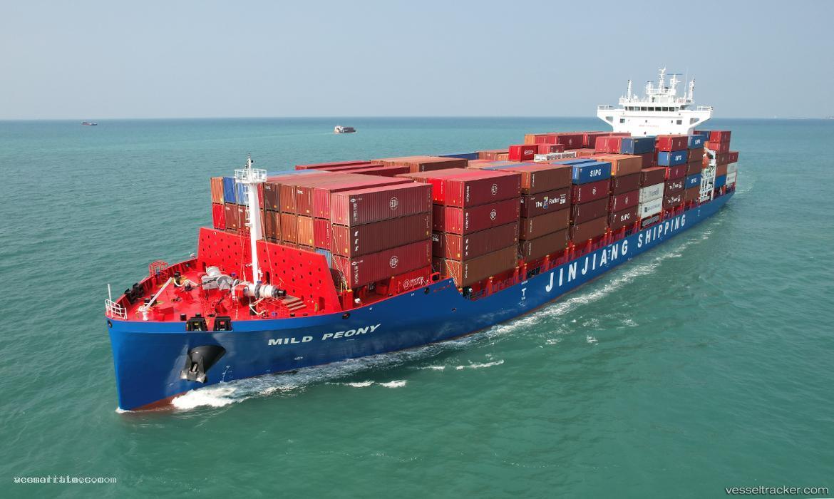 Mild-Peony - Container Ship vessel registered in Hong Kong
