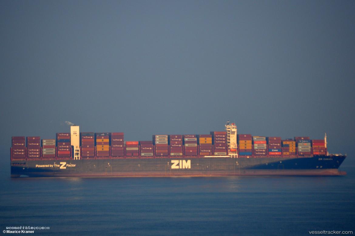 Zim-Canada - Container Ship vessel registered in Hong Kong