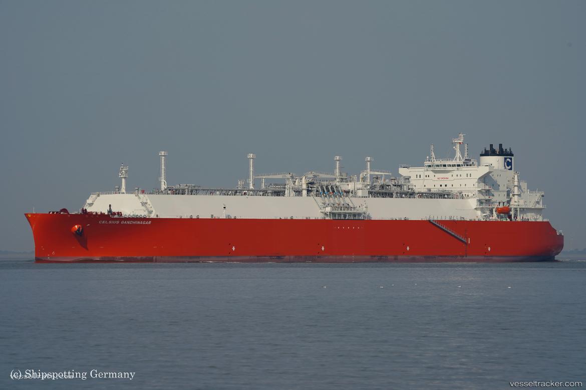 Celsius-Gandhinagar - Lng Tanker vessel registered in Marshall Islands