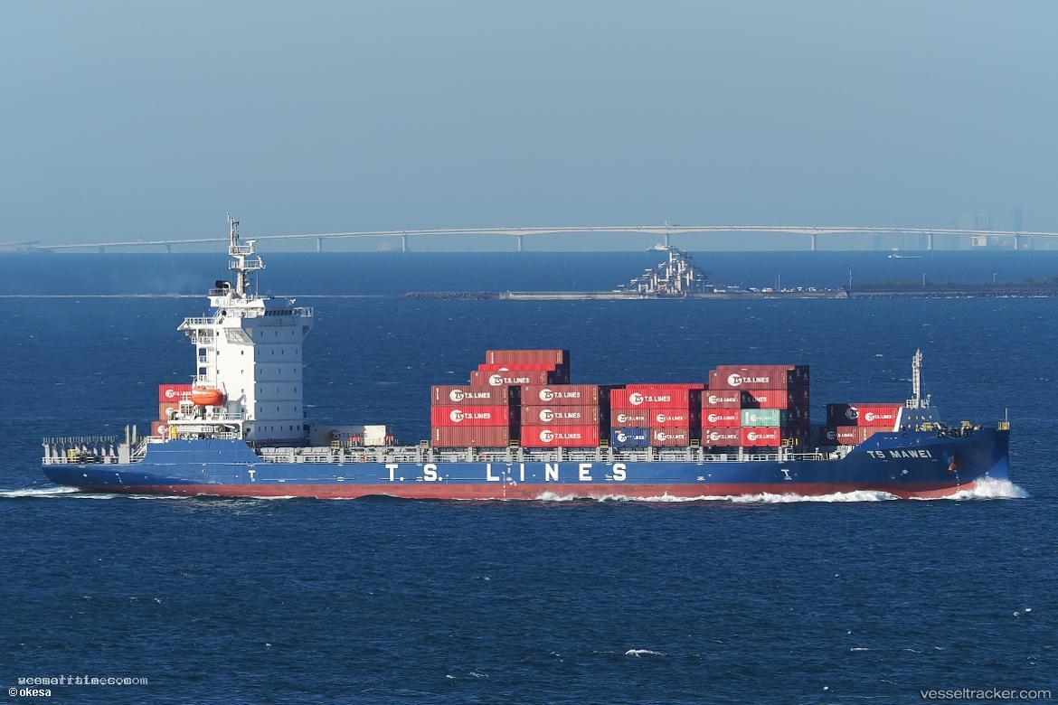 Ts-Mawei - Container Ship vessel registered in Marshall Islands