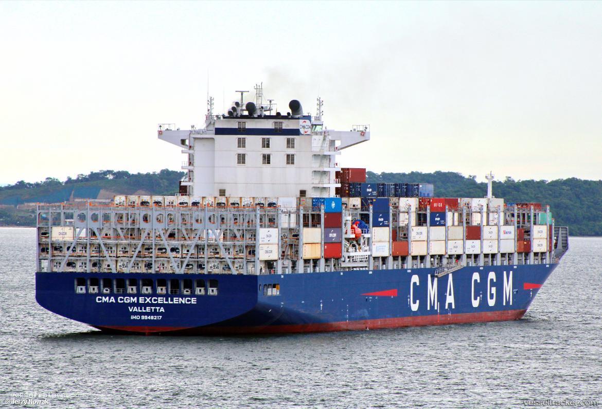 Cma-Cgm-Excellence - Container Ship vessel registered in Malta
