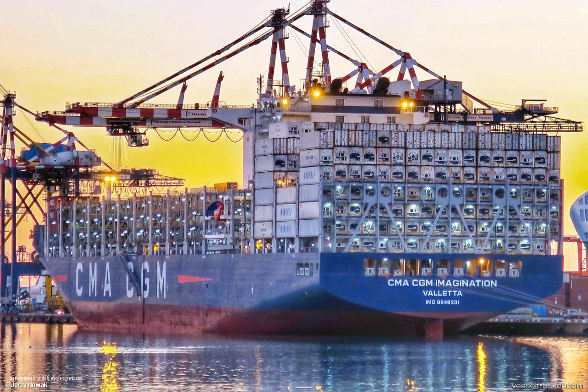 Cma-Cgm-Imagination - Container Ship vessel registered in Malta