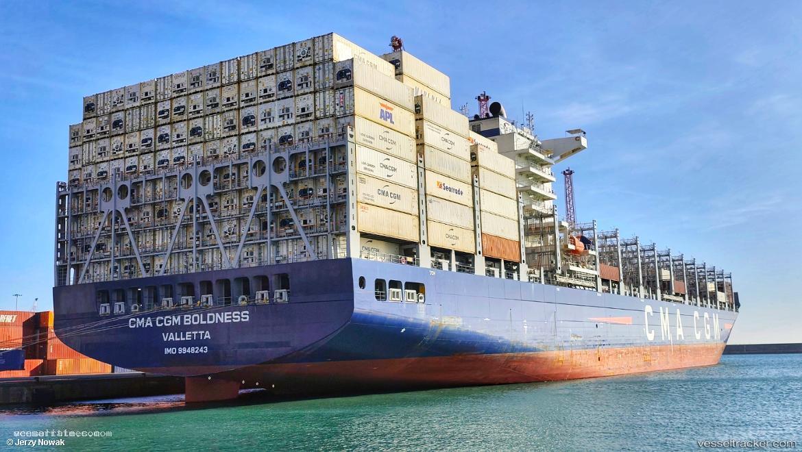 Cma-Cgm-Boldness - Container Ship vessel registered in Malta