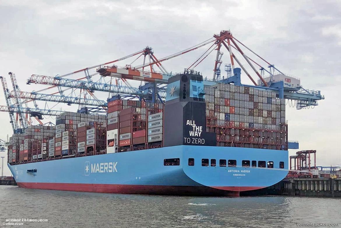 Antonia-Maersk - Container Ship vessel registered in Denmark