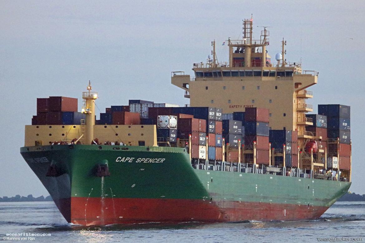 Cape-Spencer - Container Ship vessel registered in Denmark