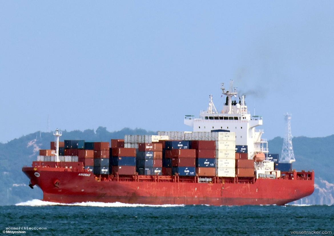 Arionas - Container Ship vessel registered in Liberia