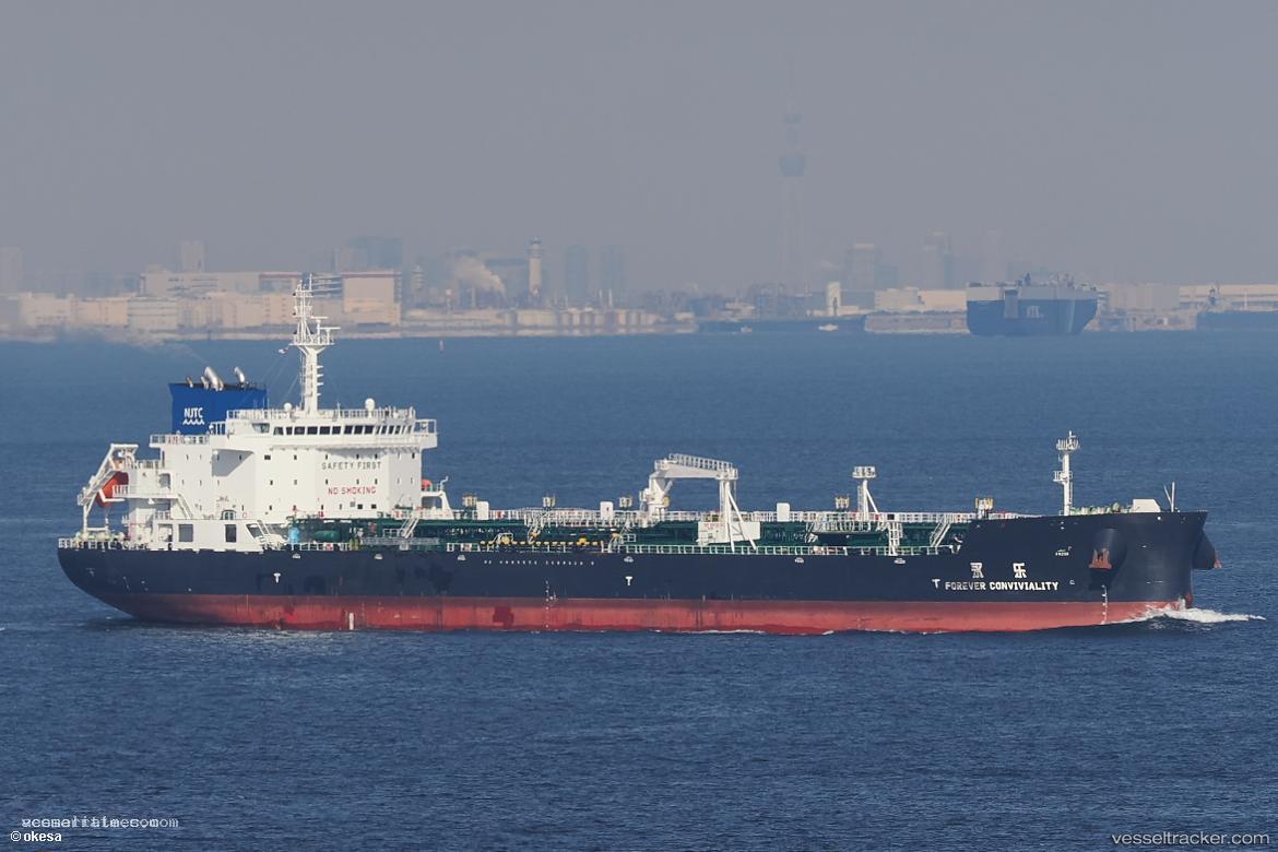 Forever-Conviviality - Chemical Oil Products Tanker vessel registered in Singapore