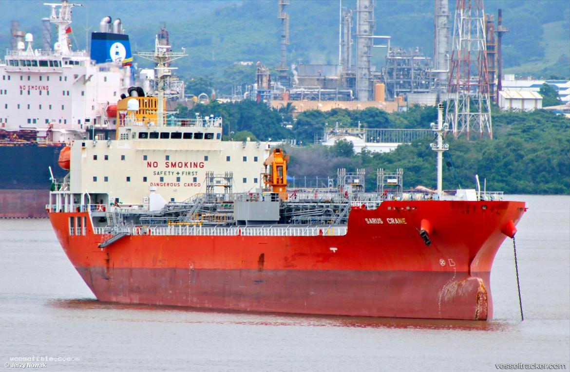 Sarus-Crane - Chemical Oil Products Tanker vessel registered in Marshall Islands