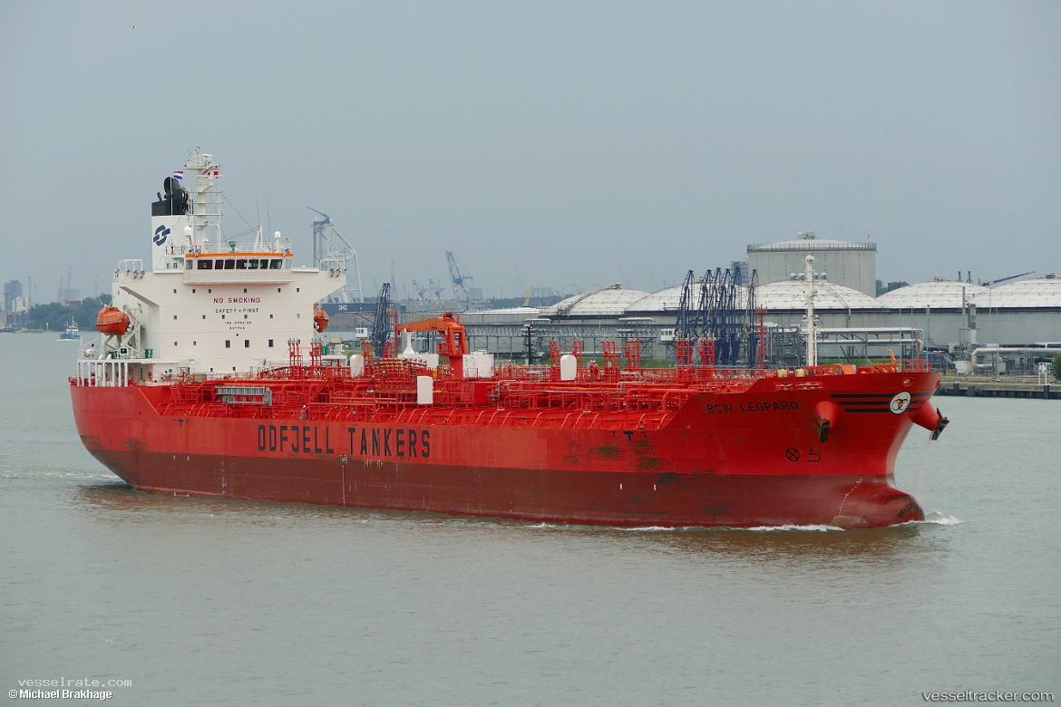 Bow-Leopard - Chemical Oil Products Tanker vessel registered in Singapore