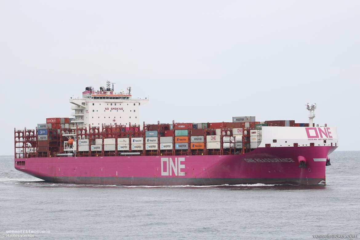 One-Reassurance - Container Ship vessel registered in Hong Kong