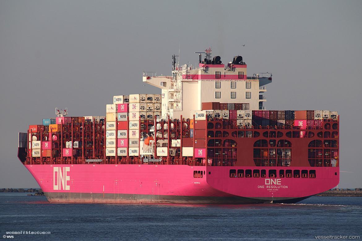 One-Resolution - Container Ship vessel registered in Hong Kong
