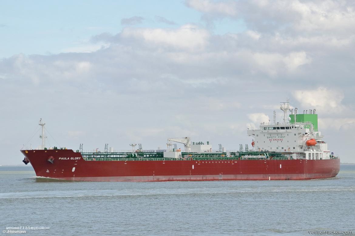 Paula-Glory - Chemical Oil Products Tanker vessel registered in Marshall Islands