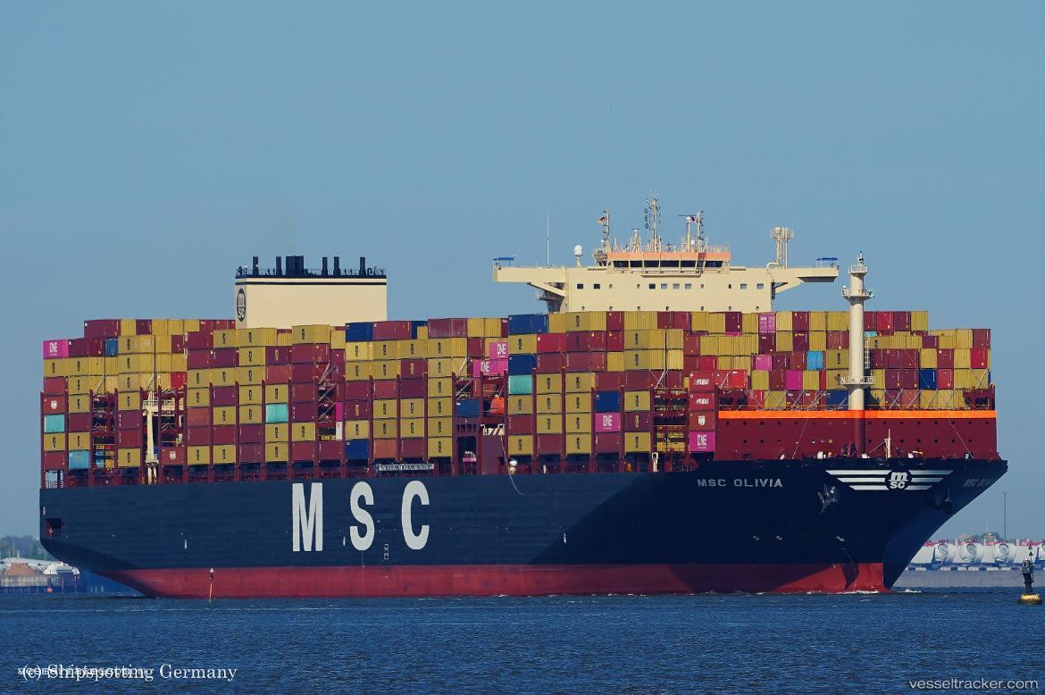Msc-Olivia - Container Ship vessel registered in Liberia