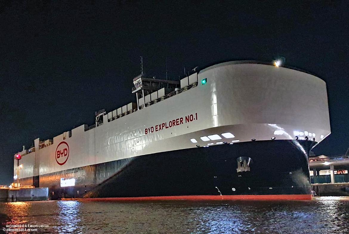 Byd-Explorer-No.1 - Vehicles Carrier vessel registered in Liberia