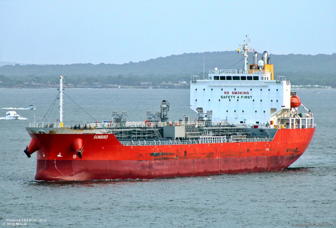 Sunbird - Chemical Oil Products Tanker vessel registered in Marshall Islands
