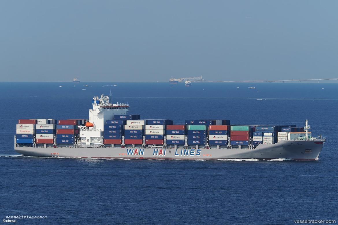 Wan-Hai-370 - Container Ship vessel registered in Singapore