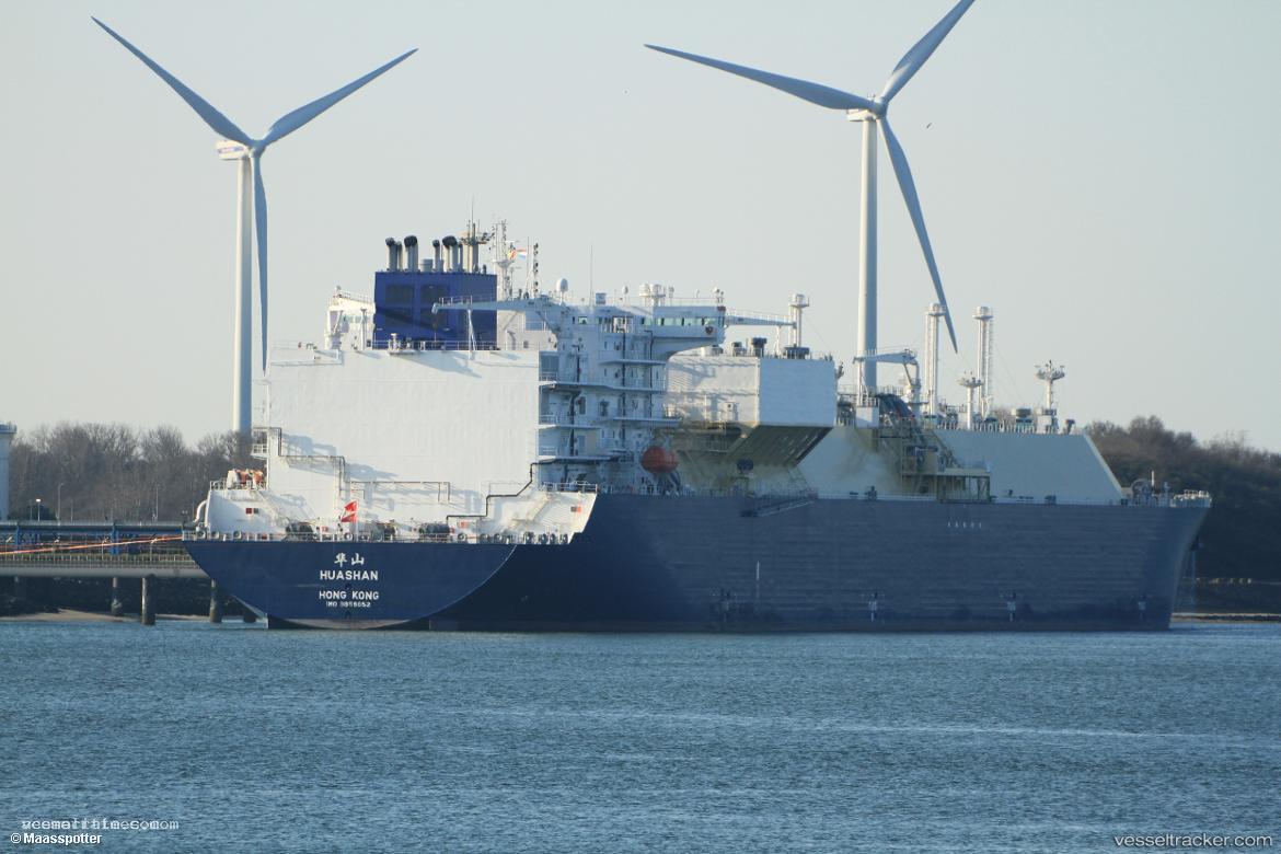Huashan - Lng Tanker vessel registered in Hong Kong
