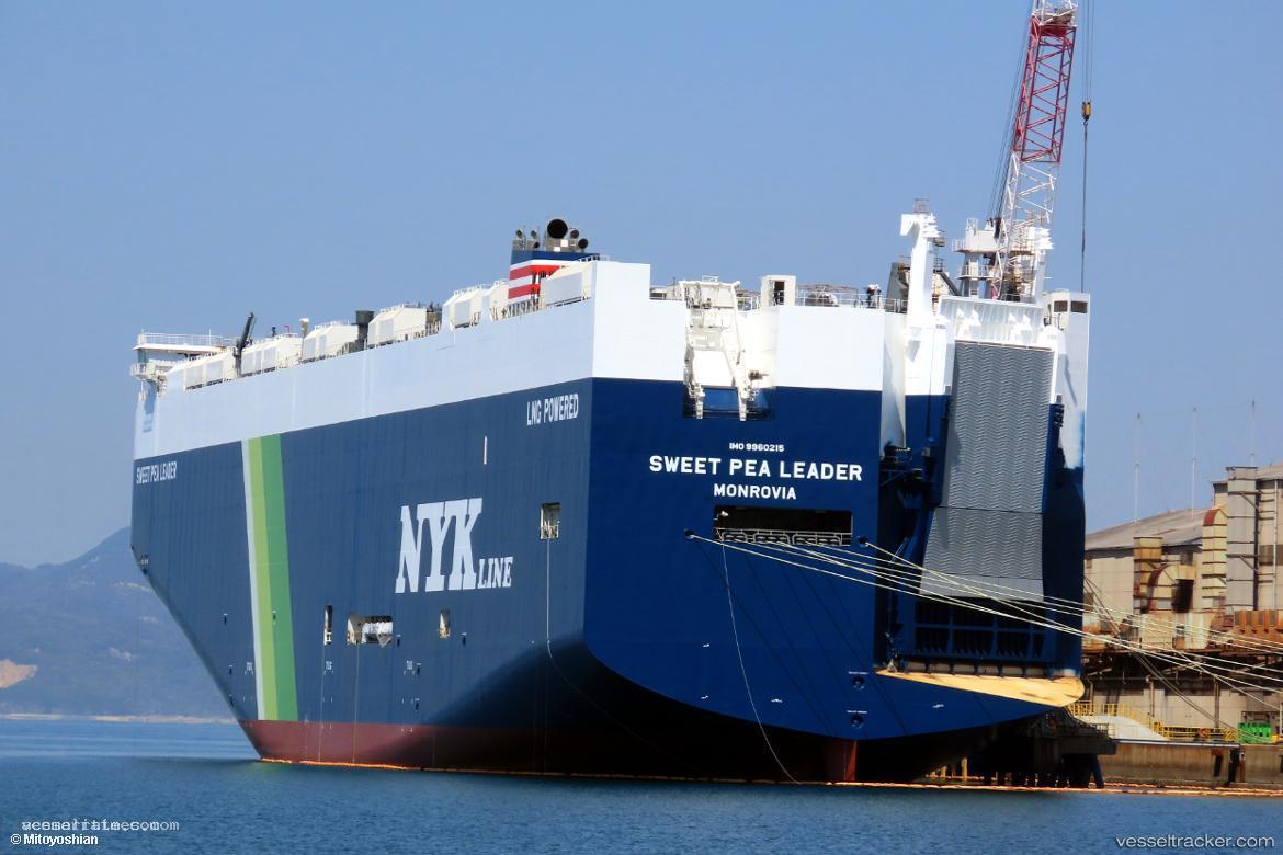 Sweet-Pea-Leader - Vehicles Carrier vessel registered in Liberia