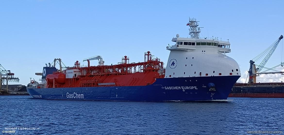 Gaschem-Europe - Lpg Tanker vessel registered in Liberia
