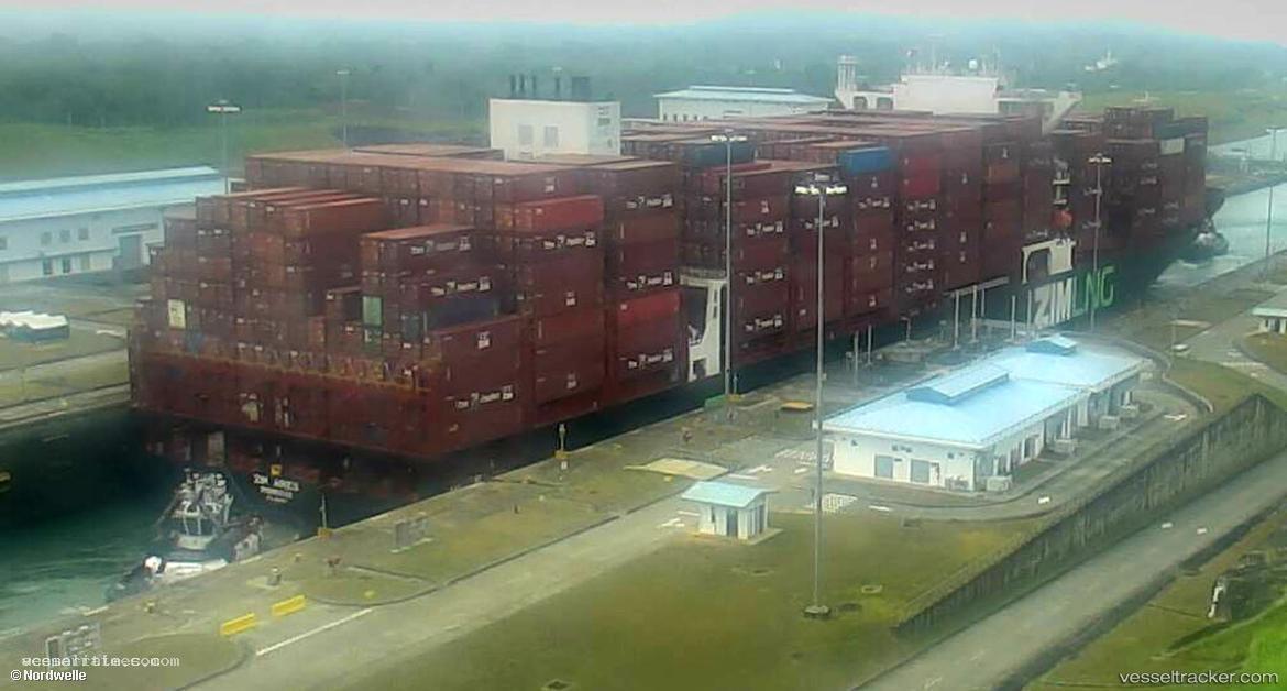 Zim-Aries - Container Ship vessel registered in Liberia