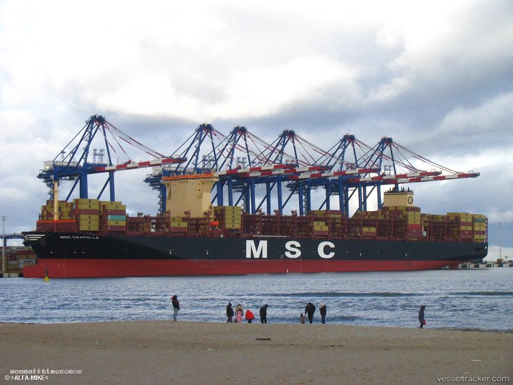 Msc-Crapolla - Container Ship vessel registered in Liberia
