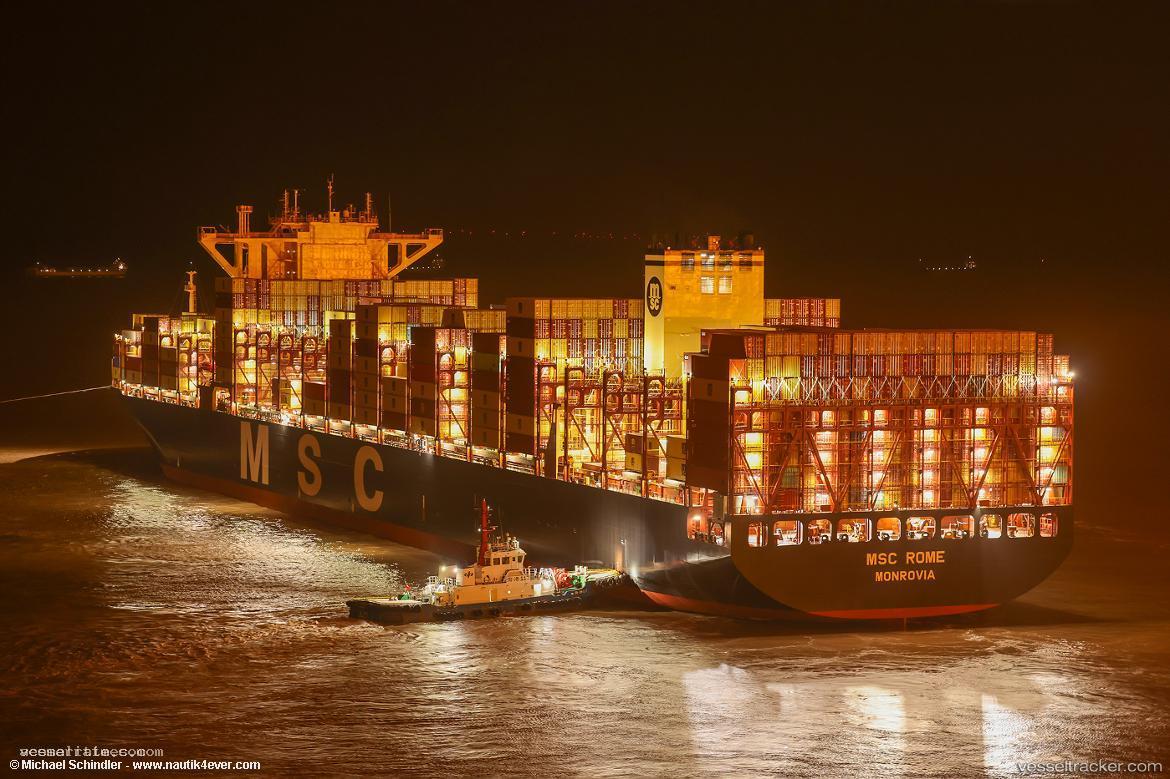 Msc-Rome - Container Ship vessel registered in Liberia
