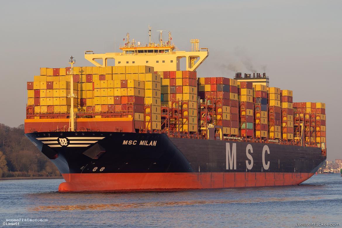 Msc-Milan - Container Ship vessel registered in Liberia