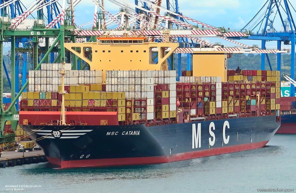 Msc-Catania - Container Ship vessel registered in Liberia