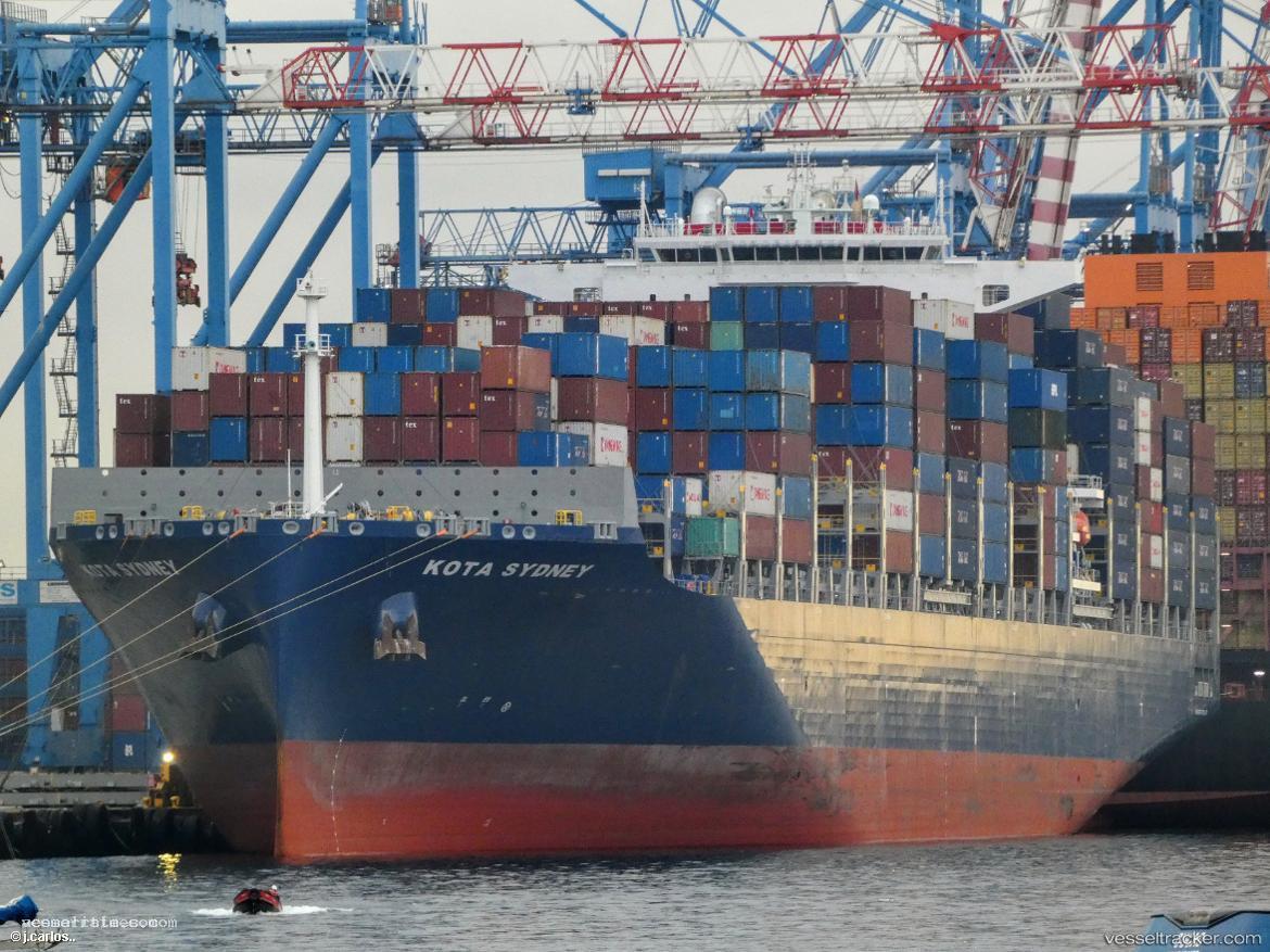 Kota-Sydney - Container Ship vessel registered in Singapore