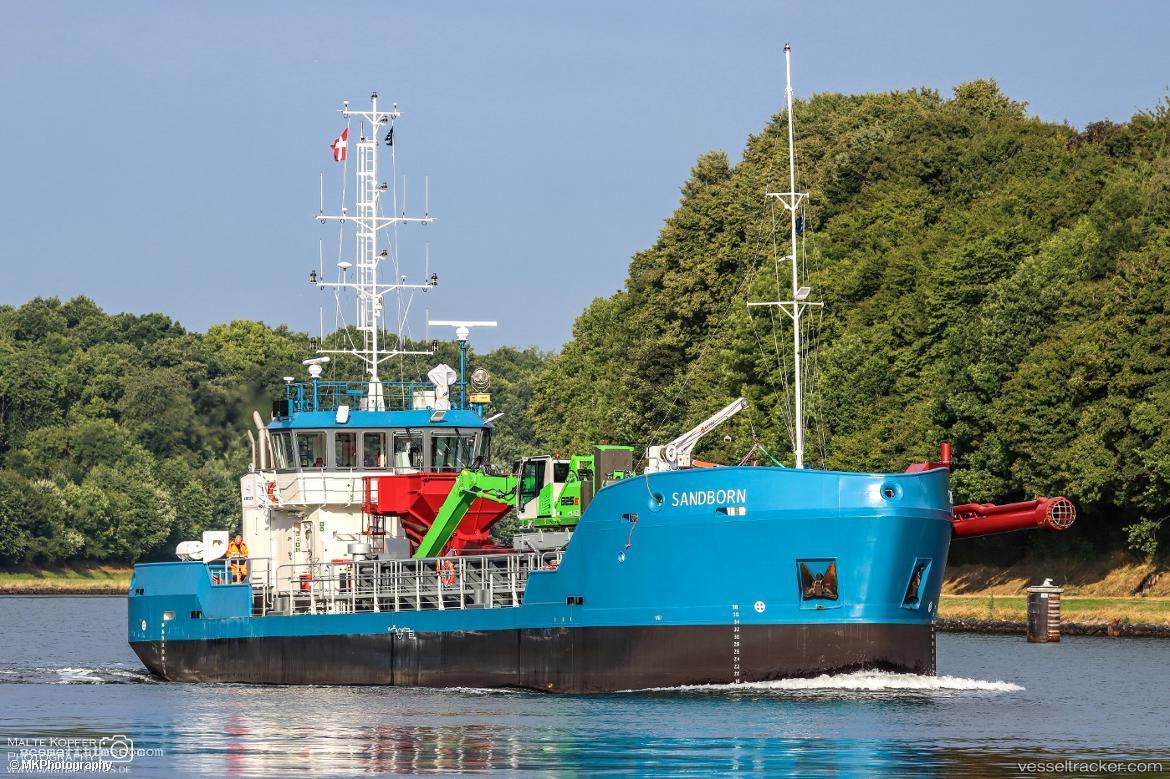 Sandborn - Dredger vessel registered in Denmark