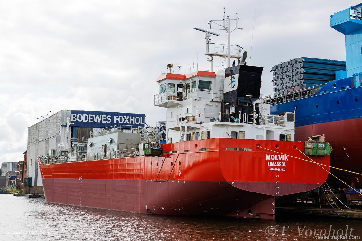 Molvik - Cement Carrier vessel registered in Cyprus