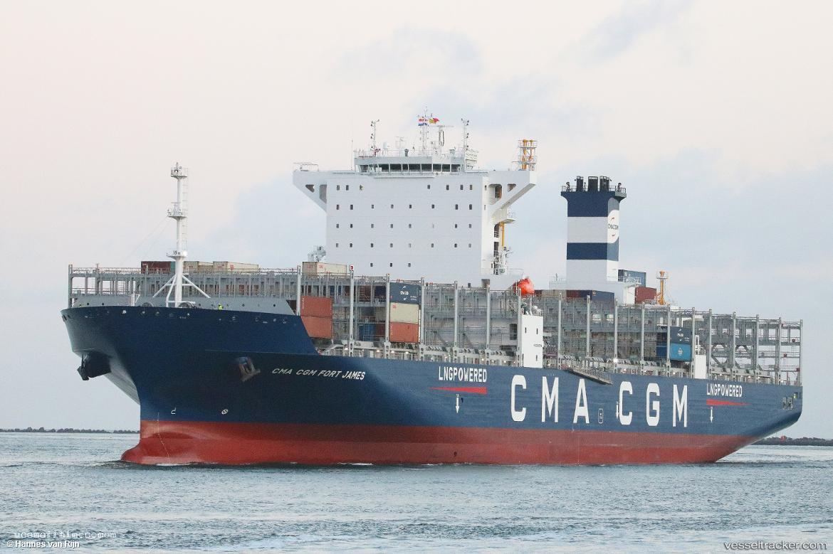 Cma-Cgm-Fort-James - Container Ship vessel registered in France