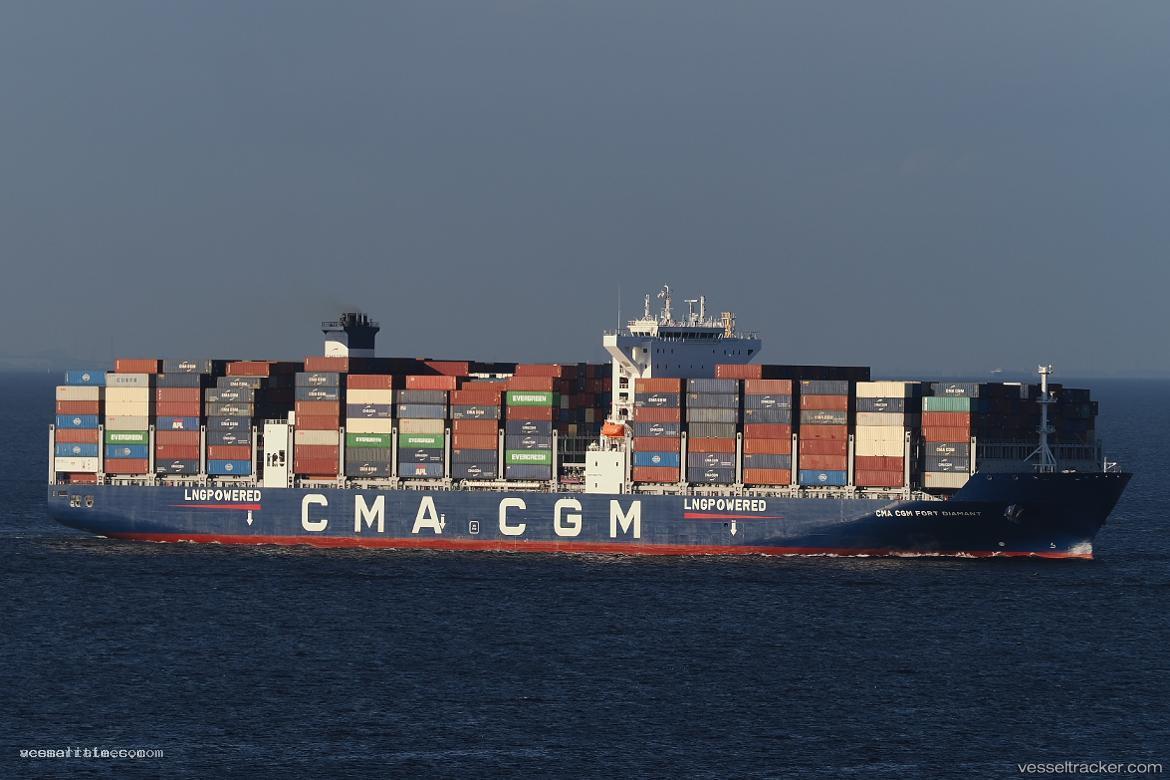 Cma-Cgm-Fort-Diamant - Container Ship vessel registered in France