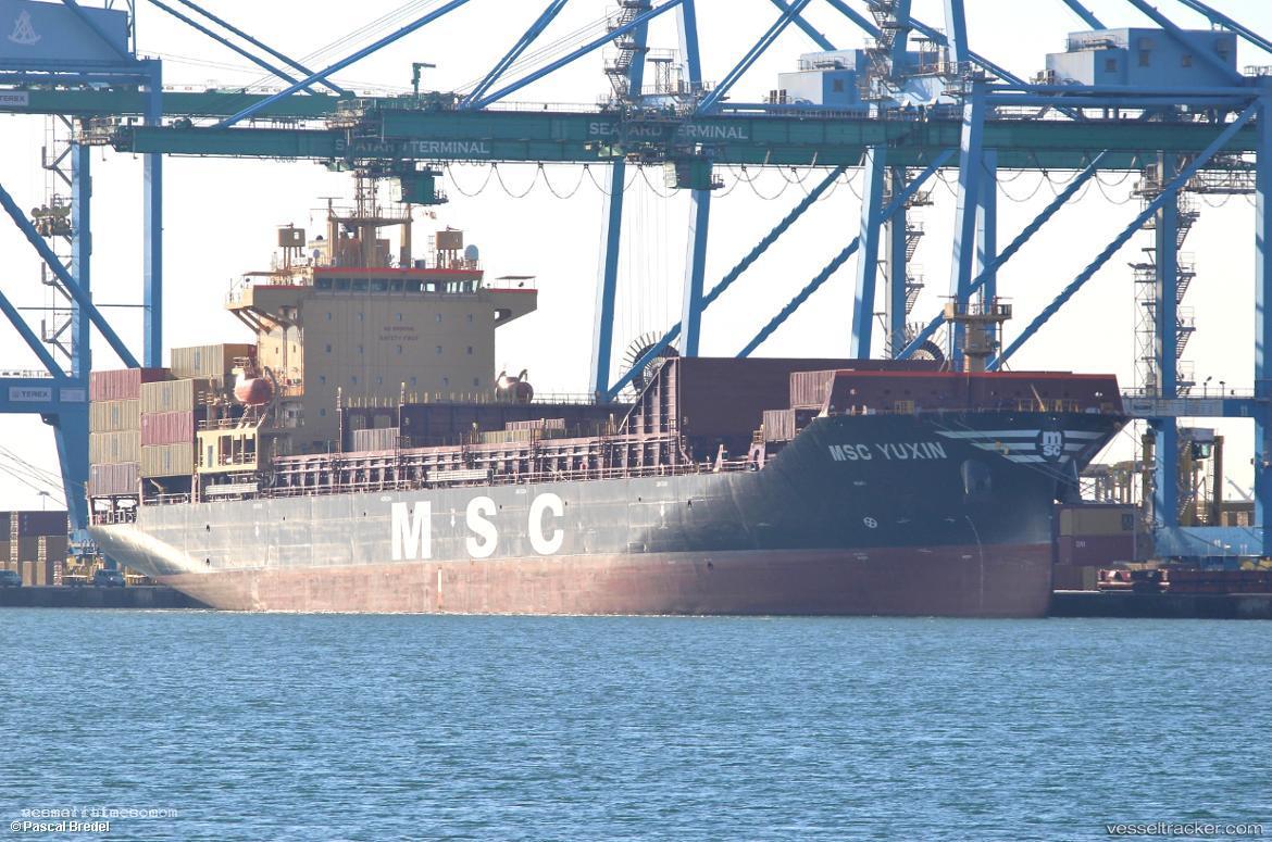 Msc-Yuxin - Container Ship vessel registered in Liberia