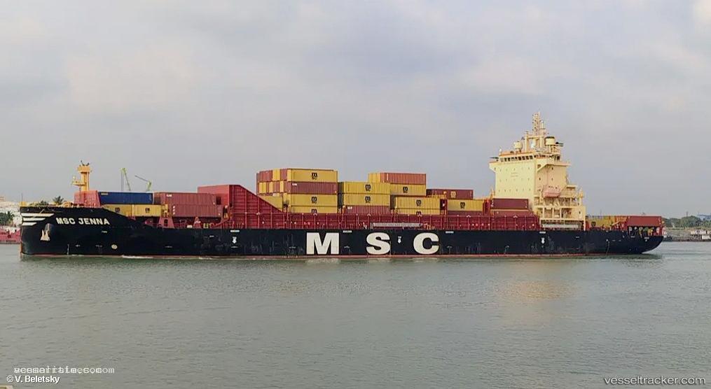 Msc-Jenna - Container Ship vessel registered in Liberia