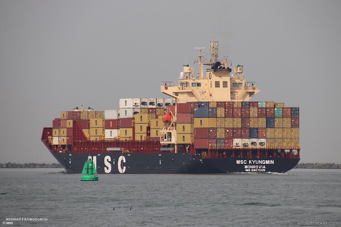 Msc-Kyungmin - Container Ship vessel registered in Liberia