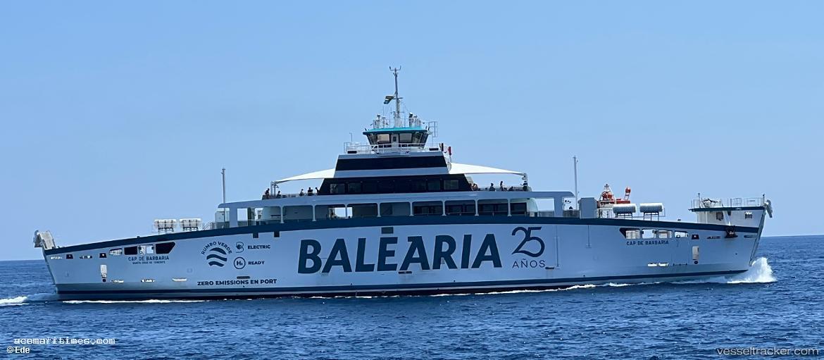 Cap-De-Barbaria - Passenger Ro Ro Cargo Ship vessel registered in Spain