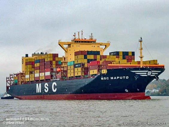Msc-Maputo - Container Ship vessel registered in Liberia
