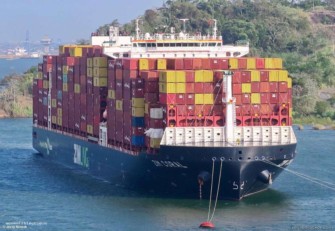 Zim-Coral - Container Ship vessel registered in Hong Kong