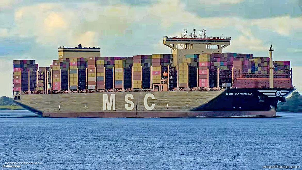 Msc-Carmela - Container Ship vessel registered in Liberia