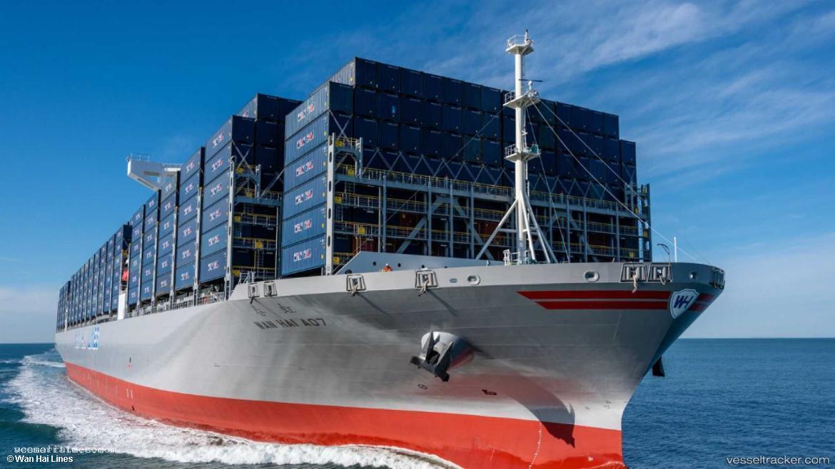 Wan-Hai-A17 - Container Ship vessel registered in Singapore