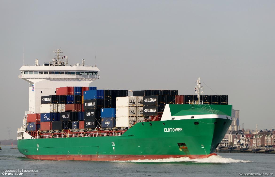 Elbtower - Container Ship vessel registered in Portugal