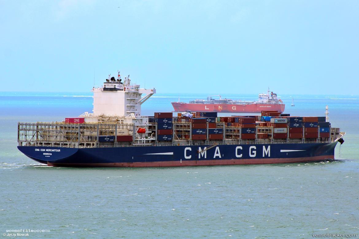 Cma-Cgm-Mercantour - Container Ship vessel registered in Liberia