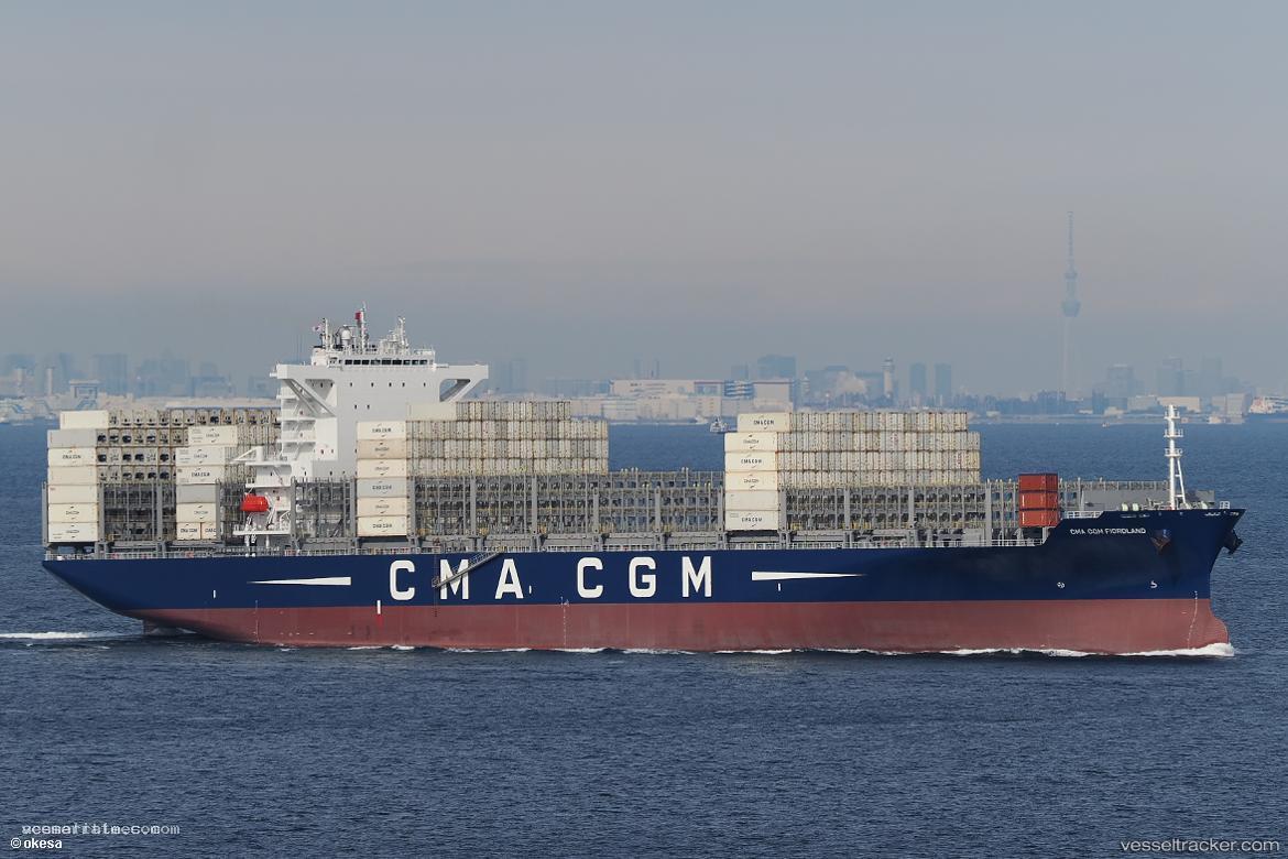 Cma-Cgm-Fiordland - Container Ship vessel registered in Liberia