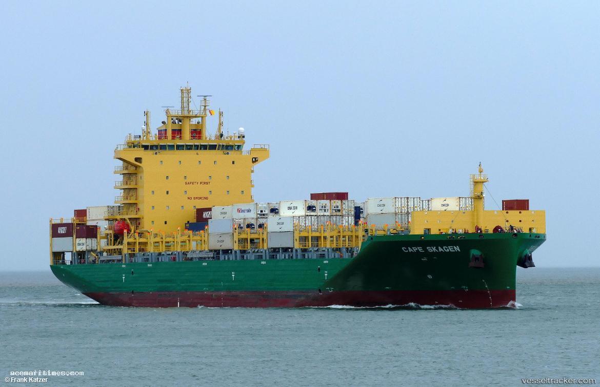 Cape-Skagen - Container Ship vessel registered in Denmark