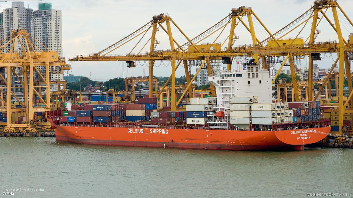Celsius-Eindhoven - Container Ship vessel registered in Marshall Islands