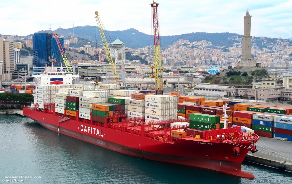 Acastos - Container Ship vessel registered in Marshall Islands