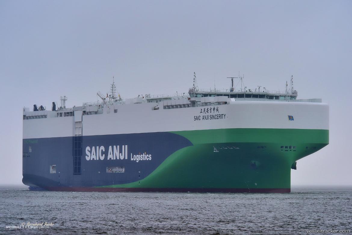 Saic-Anji-Sincerity - Vehicles Carrier vessel registered in Liberia